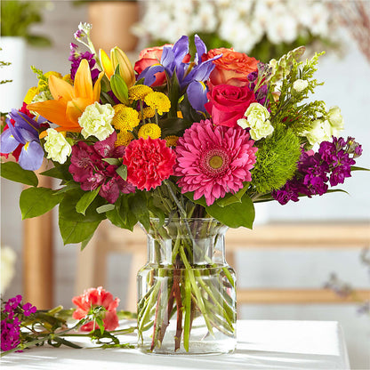 Audacieux et lumineux – Une création originale de fleuriste