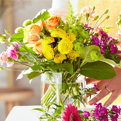 Audacieux et lumineux – Une création originale de fleuriste