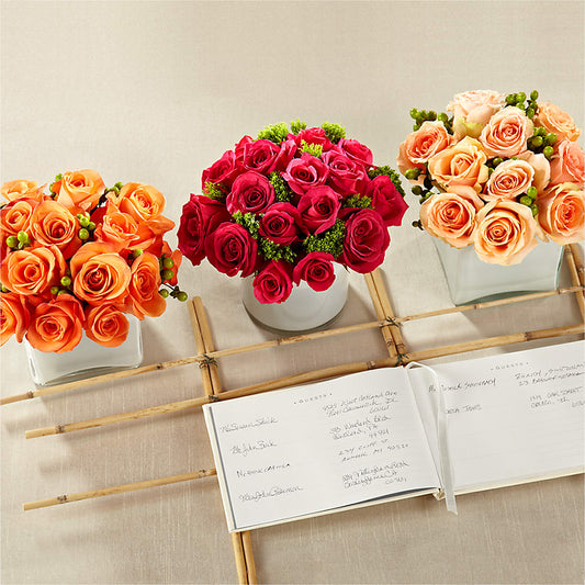Centre de table Dawn Rose